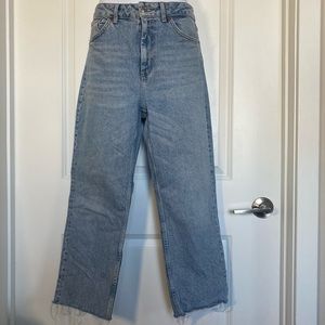 Top Shop High Waist Crop Jeans